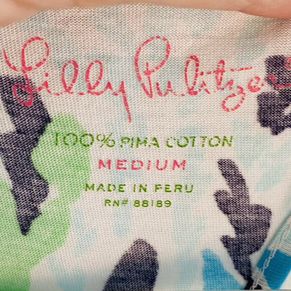 Lilly Pulitzer Cordon Dress Size Medium Racerback Lets Cha Cha Tank Preppy M - Picture 3 of 5